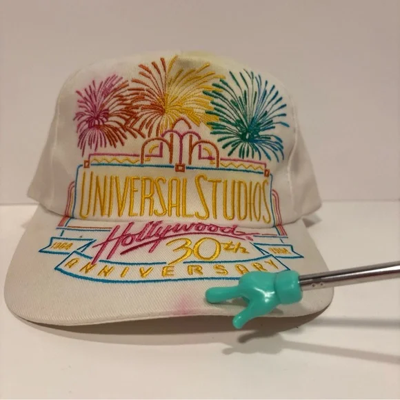 Vintage Big Logo Universal Studios Hollywood 30th Anniversary Snapback Hat - Picture 4 of 13